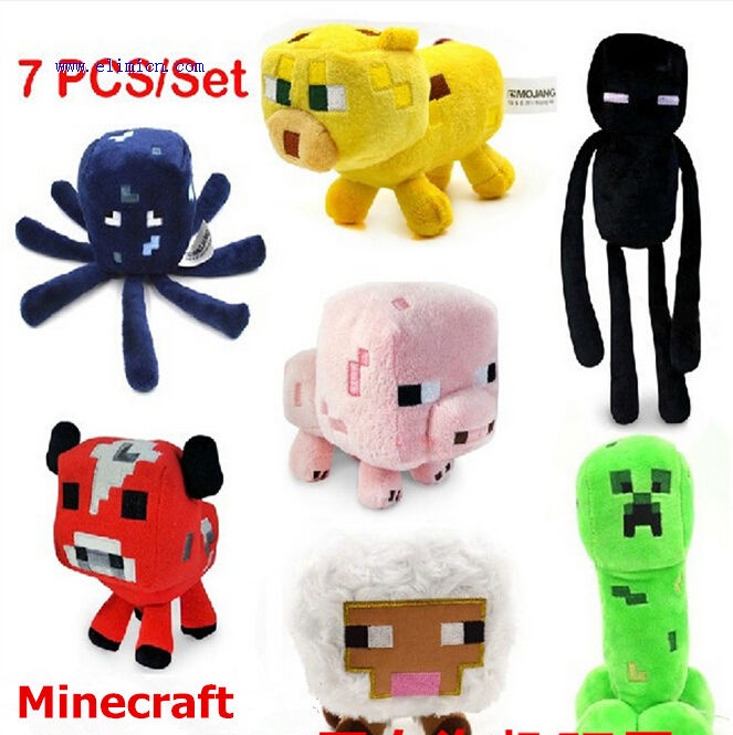 minecraft plush toys big w