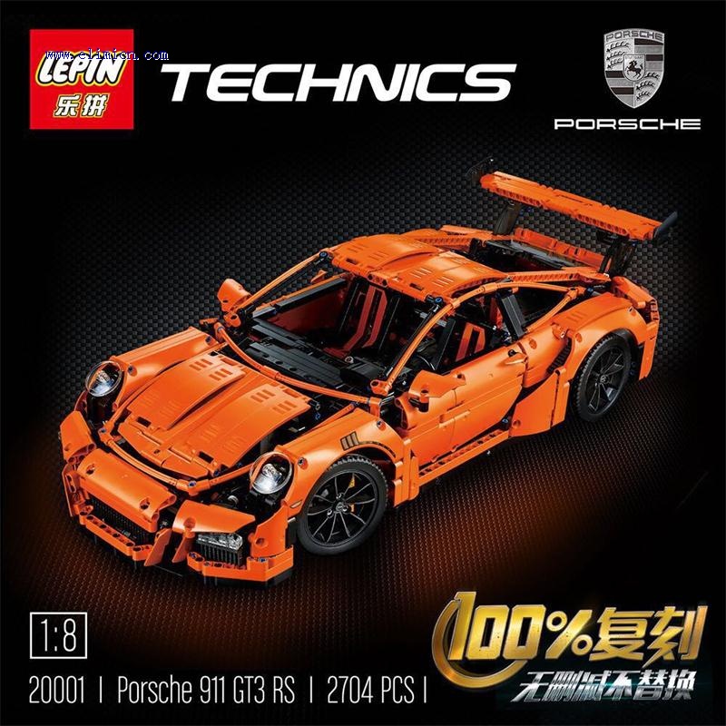 lepin Factory Building blocks Porsche 911 20001