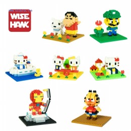Weagle mini blocks Mario Hellokitty series