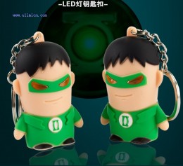 Green Lantern Led Keychain