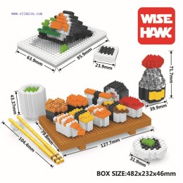 Weagle Blocks Japanese Sushi 2341