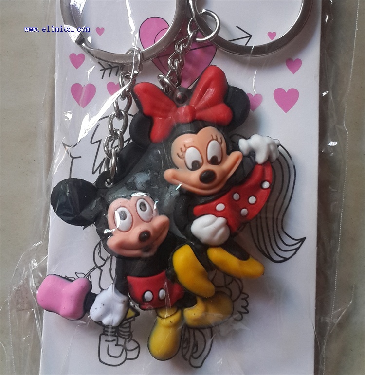 Couple Key Ring Mickey Mouse Minnie