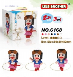 LE LE 3IN1 One Piece Blocks 6168