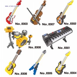 HSANHE Mini Blocks Musical Series 8301-8308