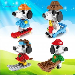 COGO DIY Blocks Snoopy