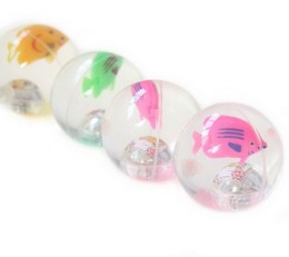 Glitter elasticity ball