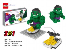 DR STAR 3IN1 DIY Blocks Hulk 545