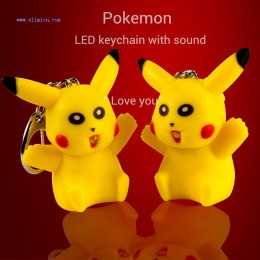 Pikachu Led Keychain