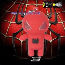 Spiderman Led Keychain