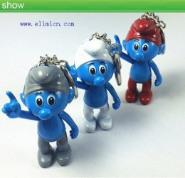 The smurfs Led Keychain