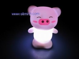 colorful rainbow night light