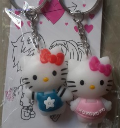 Couple Key Ring Hello kitty