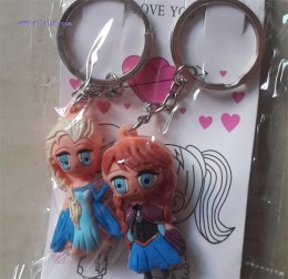 Couple Key Ring Frozen