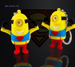 Superman Minions Led Keychain