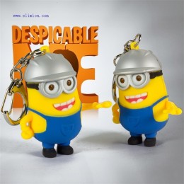 Working Minions Led Keychain