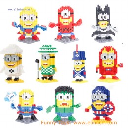 QCF DIY Blocks Minions 9557-9561