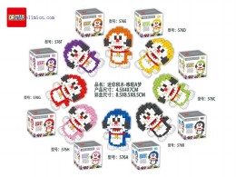 Dr Star Blocks 8 Colors Doraemon Series