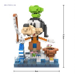 LOZ Micro Blocks Disney Fishing Goofy 9639