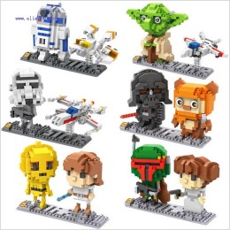 LOZ Star wars DIY Blocks 9528-9533