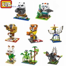 LOZ Mini Blocks Kung fu Panda 9712-9718