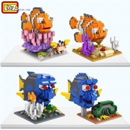 LOZ Mini Blocks Finding Nemo 9726-9729