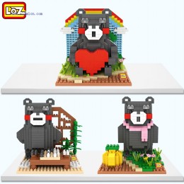 LOZ Diamond Blocks Kumamon 9841-9843