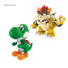 Yoshi and Bowser